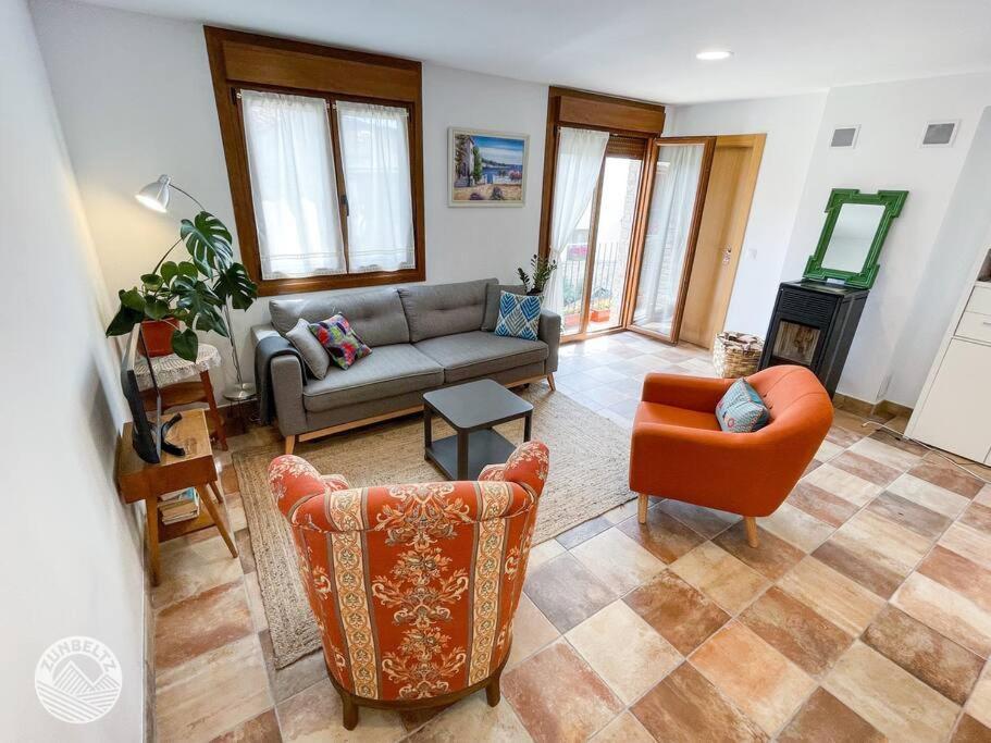 Casa Zunbeltz De 3 Habitaciones En Plena Montana Lezaun Luaran gambar